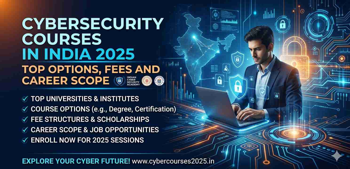 Cybersecurity Courses in India 2025: Complete Guide to Top Options, Fees and Career Scope