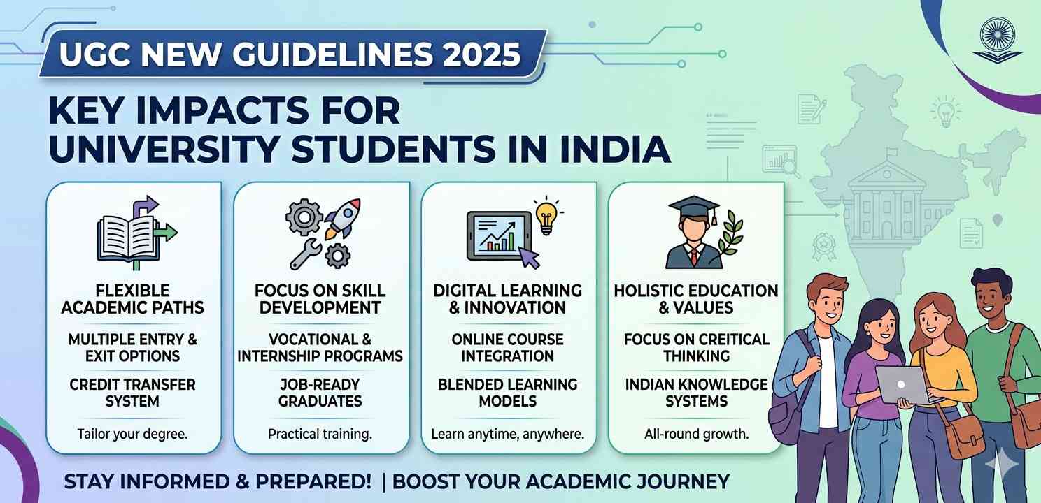 UGC New Guidelines 2025: Essential and Important Complete Guide for University Students in India