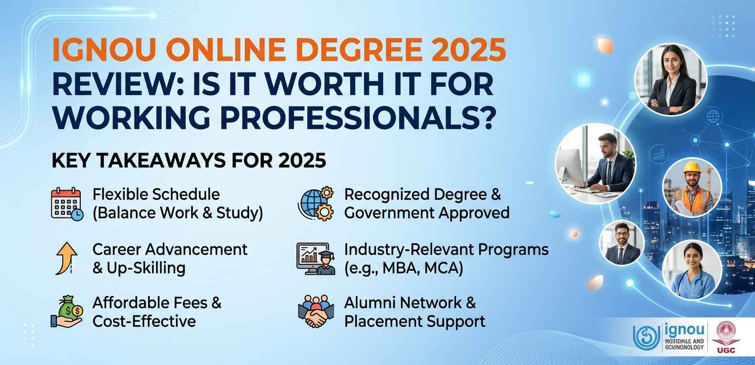 IGNOU Online Degree 2025 Review: Is It Worth It for Working Professionals?
