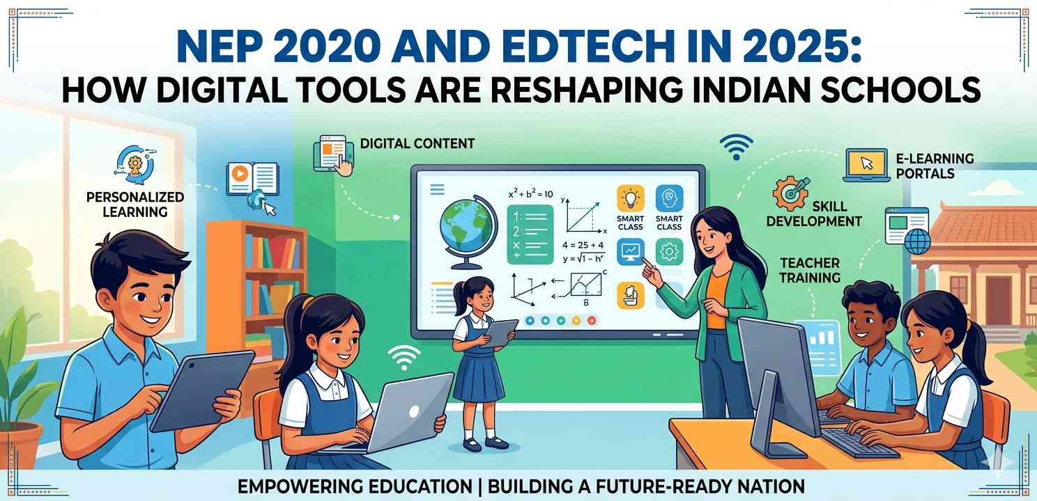 NEP 2020 and EdTech in 2025: 7 Powerful Ways Digital Tools Are Transforming Indian Schools